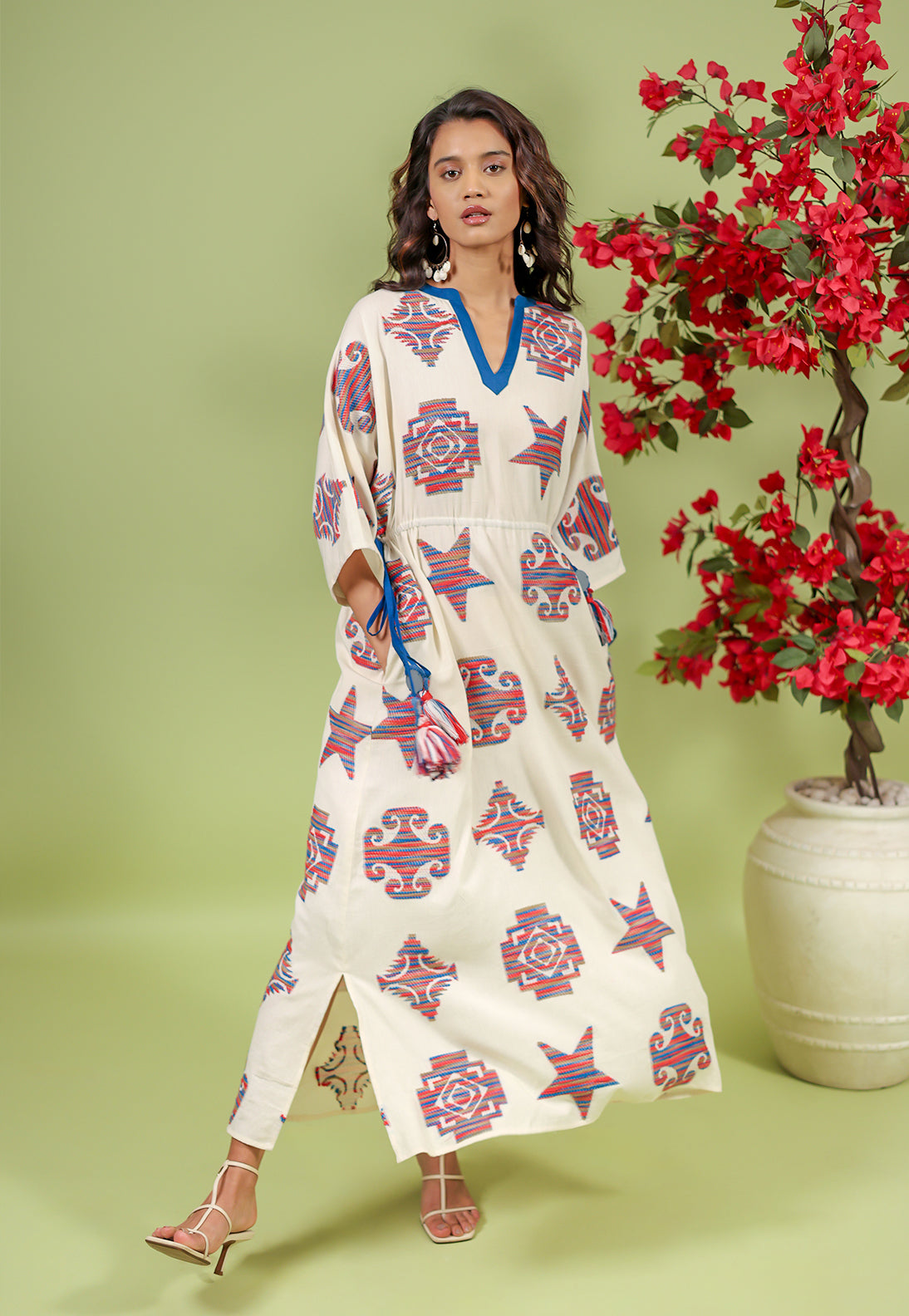 Noor Jacquard Modern Kaftan | Sustainable Holiday & Casual Wear Nobo Noor Jacquard Modern Kaftan | Sustainable Holiday & Casual Wear Nobo