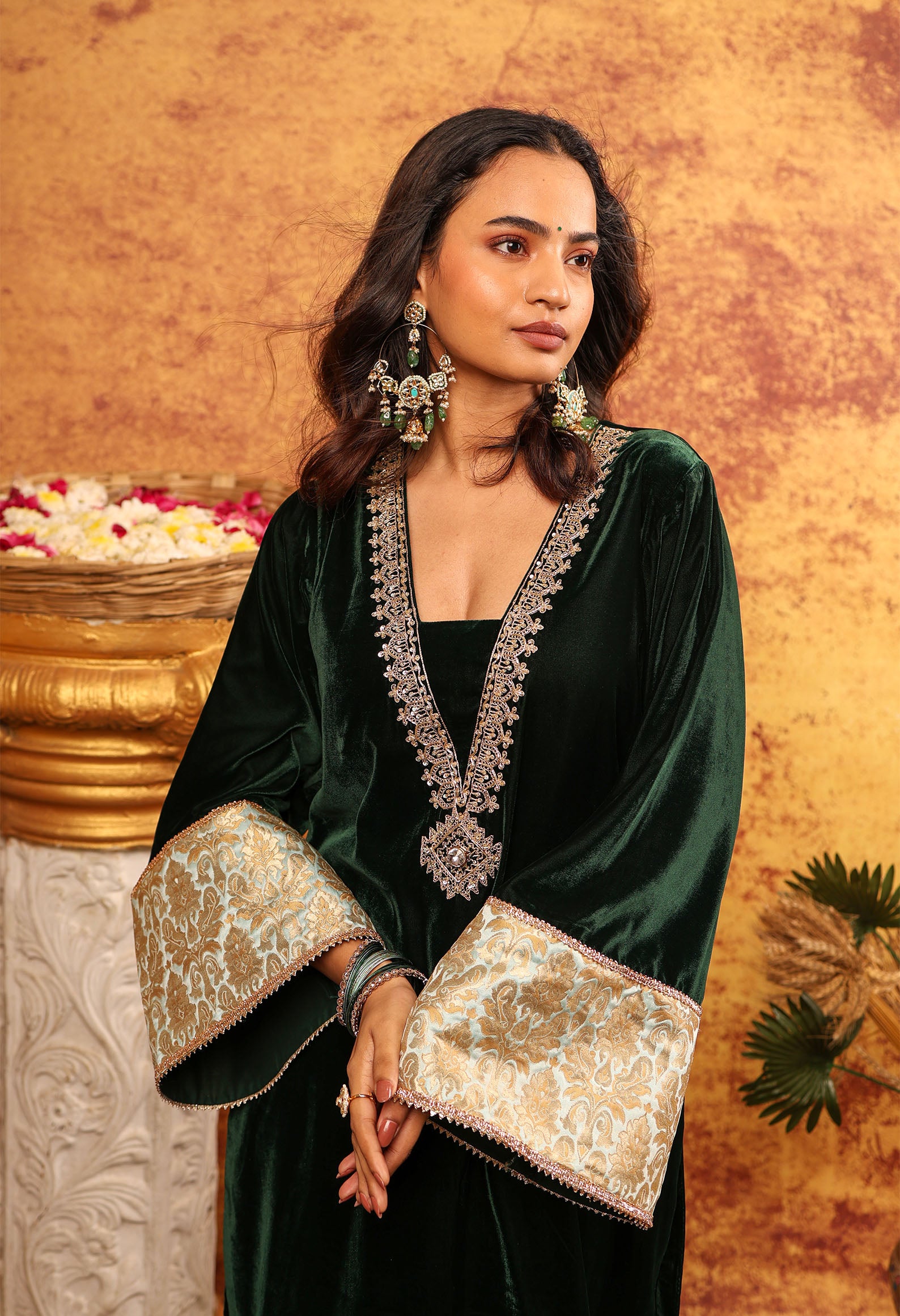 Jahanara Velvet Set